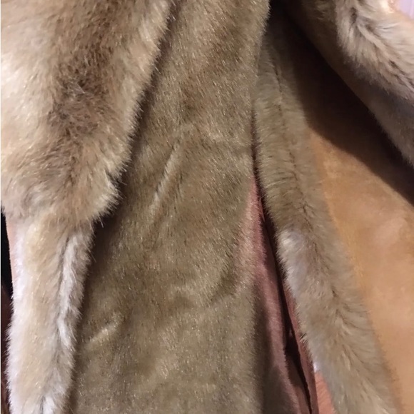 Rawley International FRANCE Faux FUR Coat Vintage Gorgeous Tissavel England Med! - Picture 6 of 8